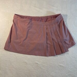 GapBodyFit Womens XL Mauve Pleated Athletic Skort Tennis Golf Skirt Pink